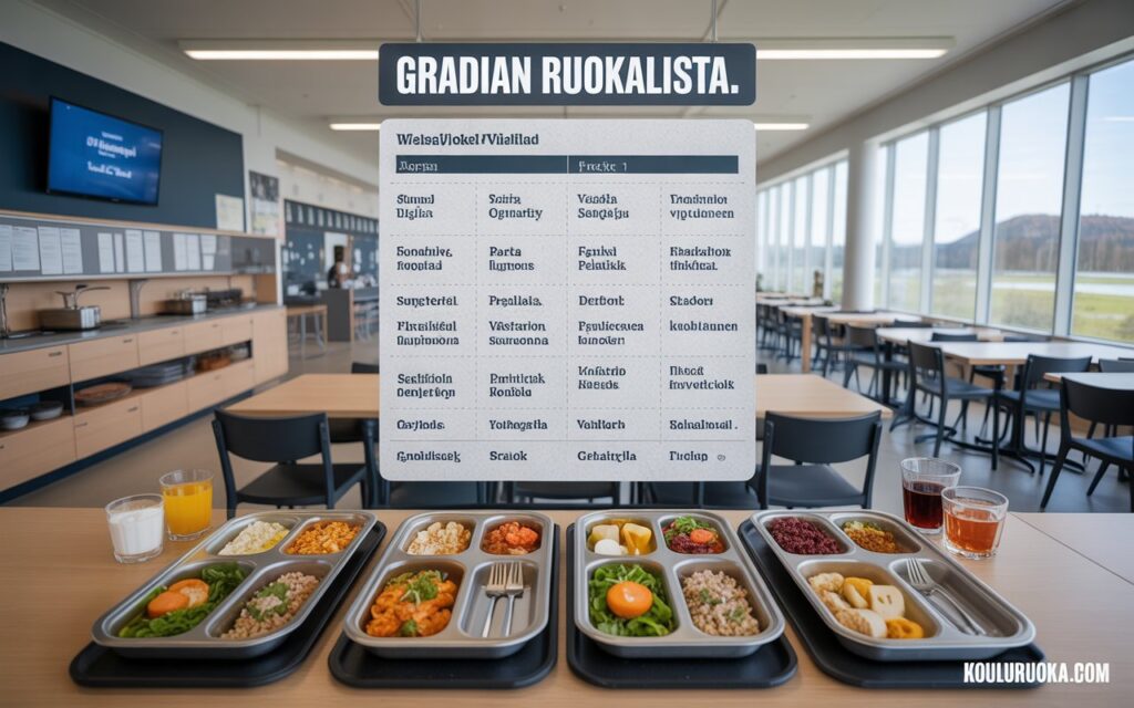 gradian ruokalista